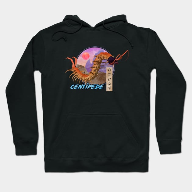 Centipede Hoodie by Thor Reyes